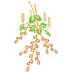 Flowers And Tree Embroidery Design 6 Flowers And Tree Embroidery Design 6
